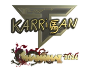 Sticker | karrigan (Gold) | Shanghai 2024 image