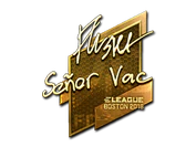 Sticker | flusha (Gold) | Boston 2018 image