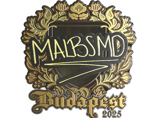 Sticker | malbsMd (Gold) | Budapest 2025