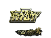 Sticker | Tuurtle (Gold) | Antwerp 2022 image
