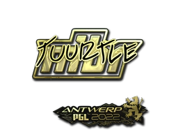 Sticker | Tuurtle (Gold) | Antwerp 2022 image