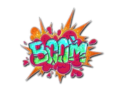 Sticker | Go Boom (Glitter) image