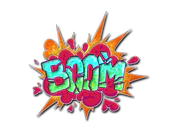 Sticker | Go Boom (Glitter) image