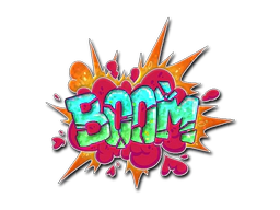 Sticker | Go Boom (Glitter) image