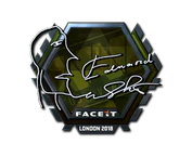 Sticker | Edward (Foil) | London 2018 image