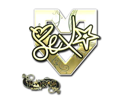 Sticker | dexter (Gold) | Paris 2023 image