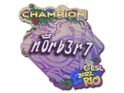 Sticker | n0rb3r7 (Champion) | Rio 2022 image
