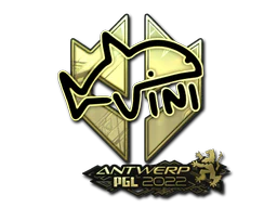Sticker | VINI (Gold) | Antwerp 2022