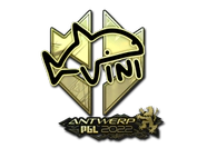 Sticker | VINI (Gold) | Antwerp 2022 image