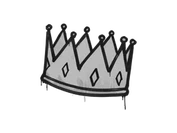 Sealed Graffiti | King Me (Shark White) image