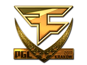 Sticker | FaZe Clan (Gold) | Krakow 2017 image