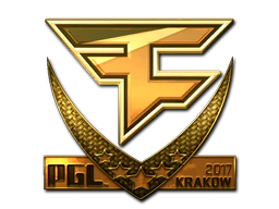 Sticker | FaZe Clan (Gold) | Krakow 2017 image