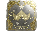 Sticker | Sonic (Gold) | Austin 2025 image