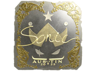 Sticker | Sonic (Gold) | Austin 2025