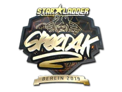 Sticker | speed4k (Gold) | Berlin 2019 image