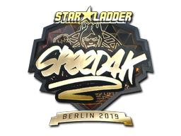 Sticker | speed4k (Gold) | Berlin 2019 image
