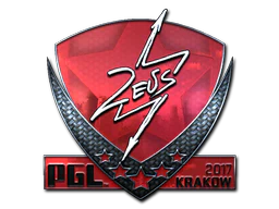 Sticker | Zeus (Foil) | Krakow 2017 image