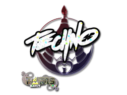 Sticker | Techno4K (Glitter) | Paris 2023 image