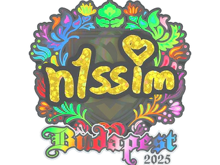 Sticker | n1ssim (Holo) | Budapest 2025