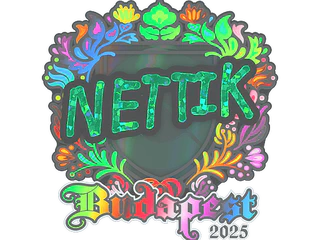 Sticker | nettik (Holo) | Budapest 2025