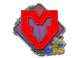 Sticker | MOUZ (Glitter) | Rio 2022