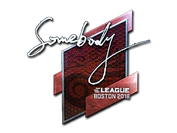 Sticker | somebody (Foil) | Boston 2018 image