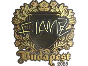 Sticker | FlameZ (Gold) | Budapest 2025 image