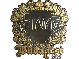 Sticker | FlameZ (Gold) | Budapest 2025