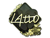 Sticker | latto (Gold) | Rio 2022 image