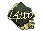 Sticker | latto (Gold) | Rio 2022 image