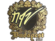 Sticker | NQZ (Gold) | Budapest 2025 image