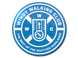 Sticker | Windy Walking Club image