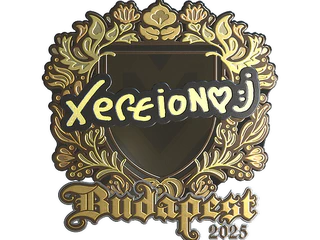 Sticker | xertioN (Gold) | Budapest 2025