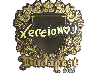 Sticker | xertioN (Gold) | Budapest 2025 image