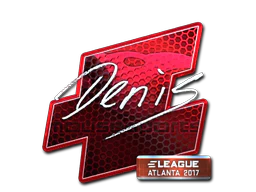 Sticker | denis (Foil) | Atlanta 2017 image