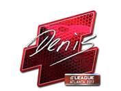 Sticker | denis (Foil) | Atlanta 2017 image