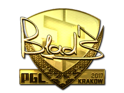 Sticker | B1ad3 (Gold) | Krakow 2017 image