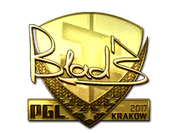 Sticker | B1ad3 (Gold) | Krakow 2017 image