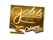 Sticker | gob b (Gold) | Cologne 2015 image