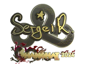 Sticker | Ax1Le (Gold) | Shanghai 2024 image