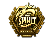 Sticker | Team Spirit (Gold) | London 2018 image