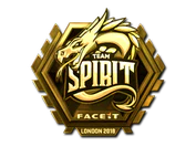 Sticker | Team Spirit (Gold) | London 2018 image