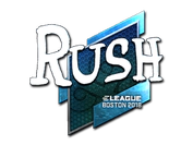 Sticker | RUSH (Foil) | Boston 2018 image