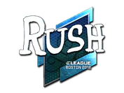 Sticker | RUSH (Foil) | Boston 2018 image