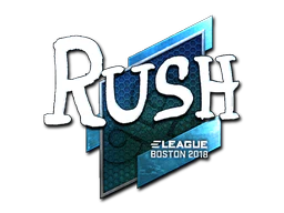 Sticker | RUSH (Foil) | Boston 2018 image