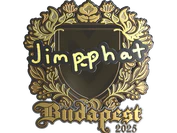 Sticker | Jimpphat (Gold) | Budapest 2025 image