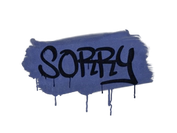Sealed Graffiti | Sorry (SWAT Blue) image