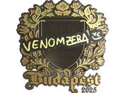 Sticker | venomzera (Gold) | Budapest 2025 image