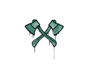 Sealed Graffiti | X-Axes (Frog Green) image
