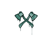 Sealed Graffiti | X-Axes (Frog Green) image